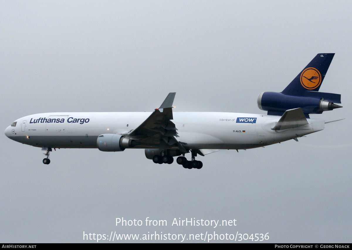 Aircraft Photo of D-ALCL | McDonnell Douglas MD-11F | Lufthansa Cargo | AirHistory.net #304536