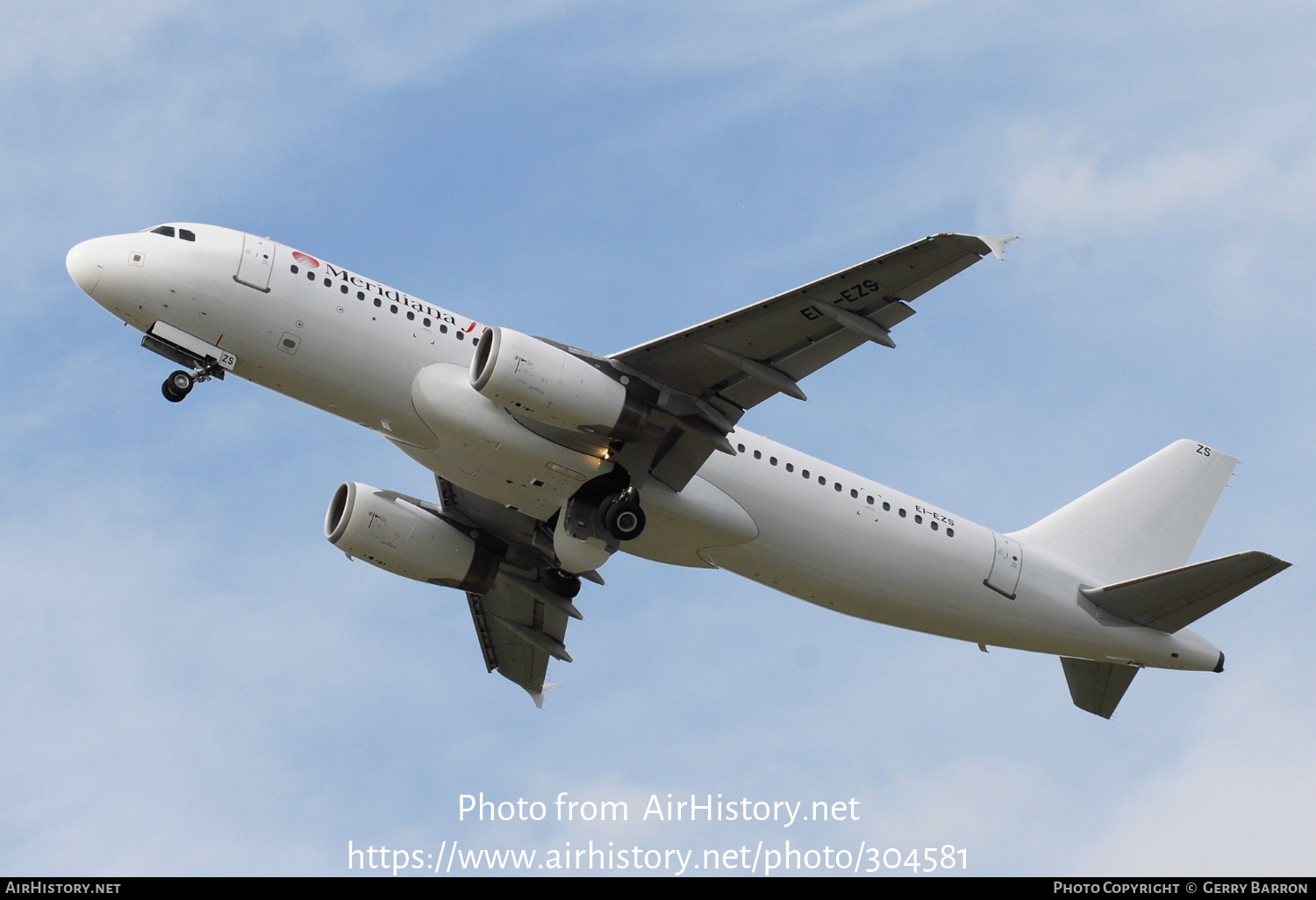 Aircraft Photo of EI-EZS | Airbus A320-232 | Meridiana Fly | AirHistory.net #304581