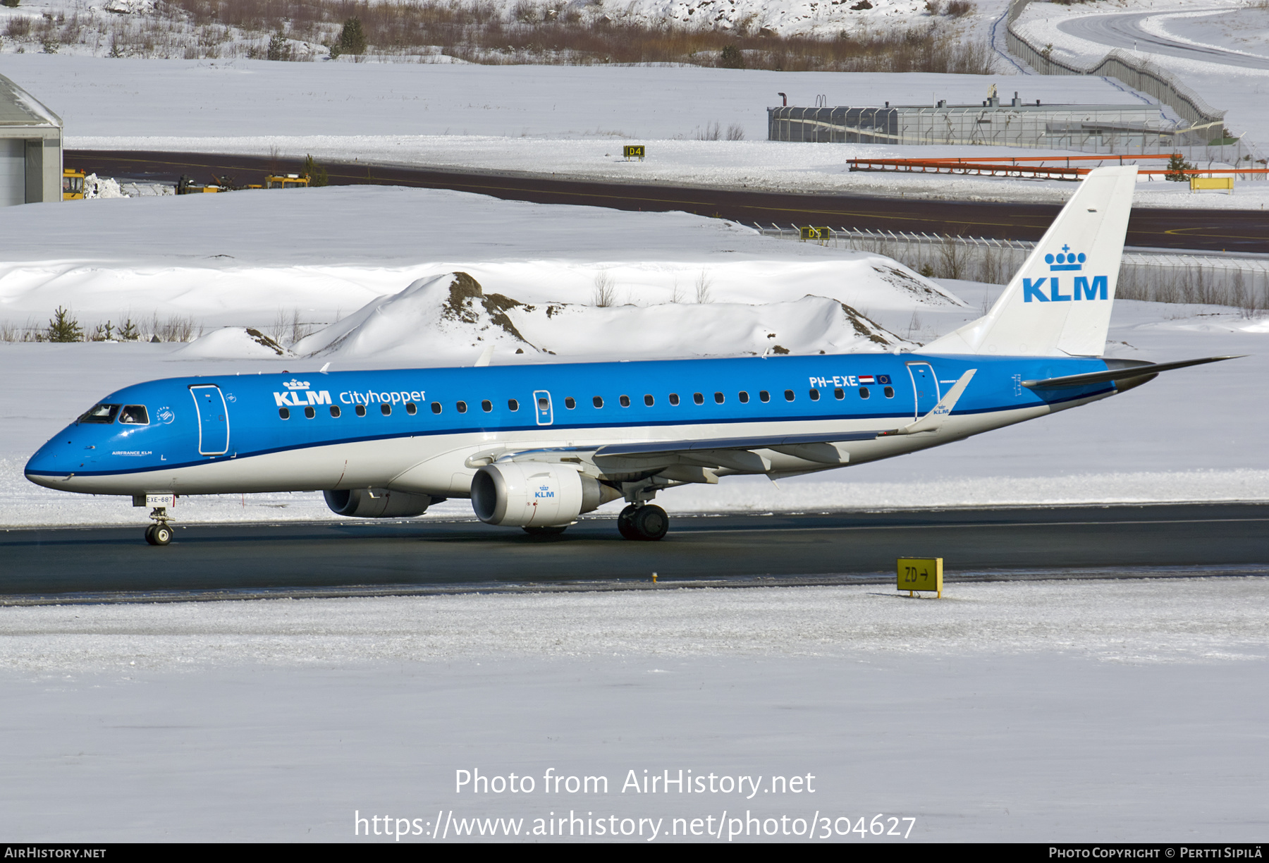 Aircraft Photo of PH-EXE | Embraer 190STD (ERJ-190-100STD) | KLM Cityhopper | AirHistory.net #304627