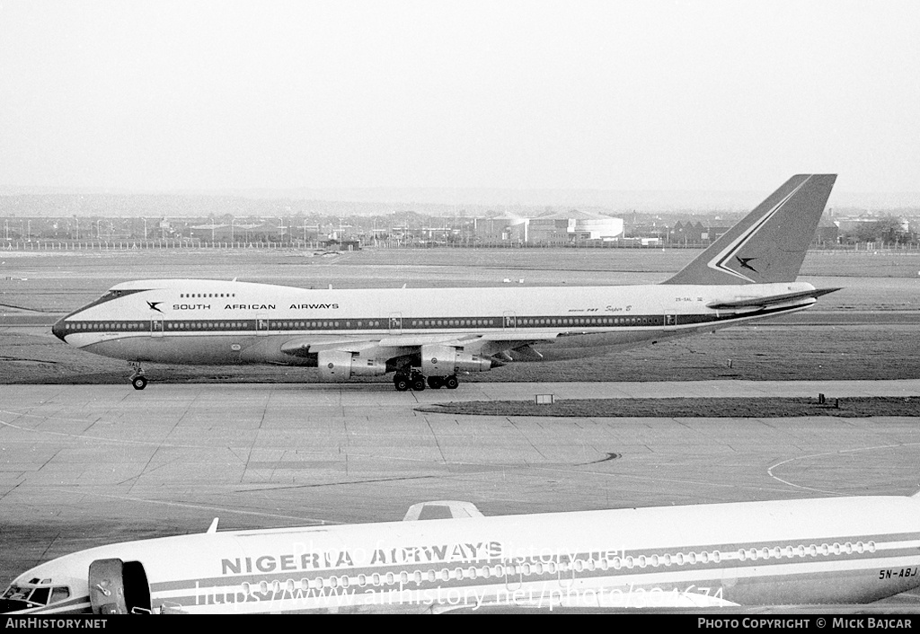 Aircraft Photo of ZS-SAL | Boeing 747-244B | South African Airways - Suid-Afrikaanse Lugdiens | AirHistory.net #304674