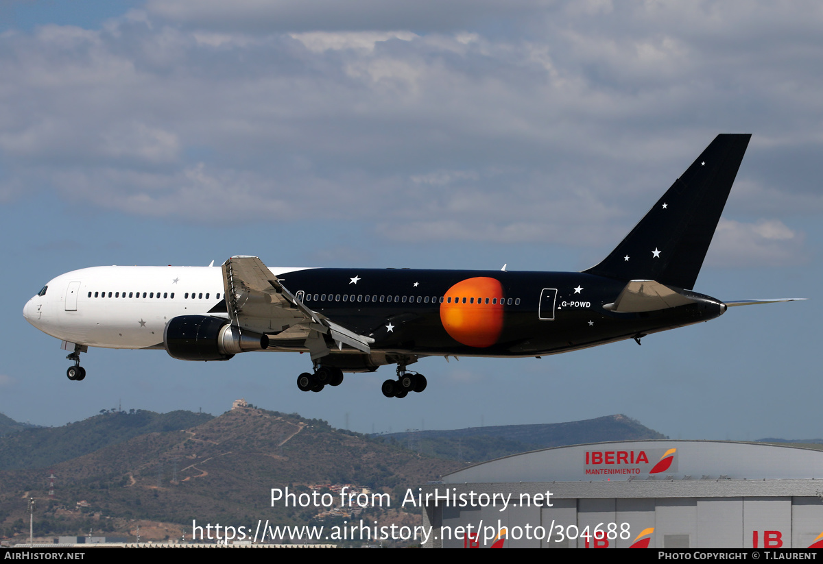 Aircraft Photo of G-POWD | Boeing 767-36N/ER | Titan Airways | AirHistory.net #304688