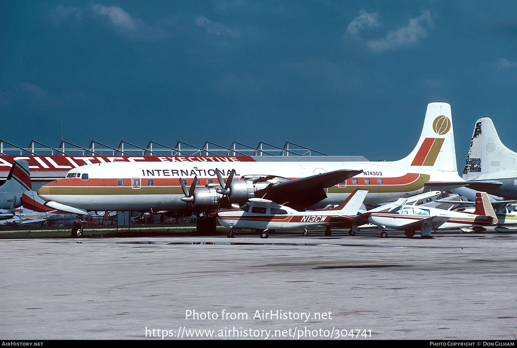 Aircraft Photo of N74303 | Douglas DC-7C | Club International | AirHistory.net #304741