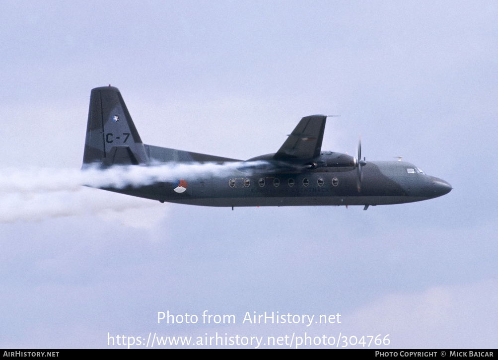 Aircraft Photo of C-7 | Fokker F27-300M Troopship | Netherlands - Air Force | AirHistory.net #304766