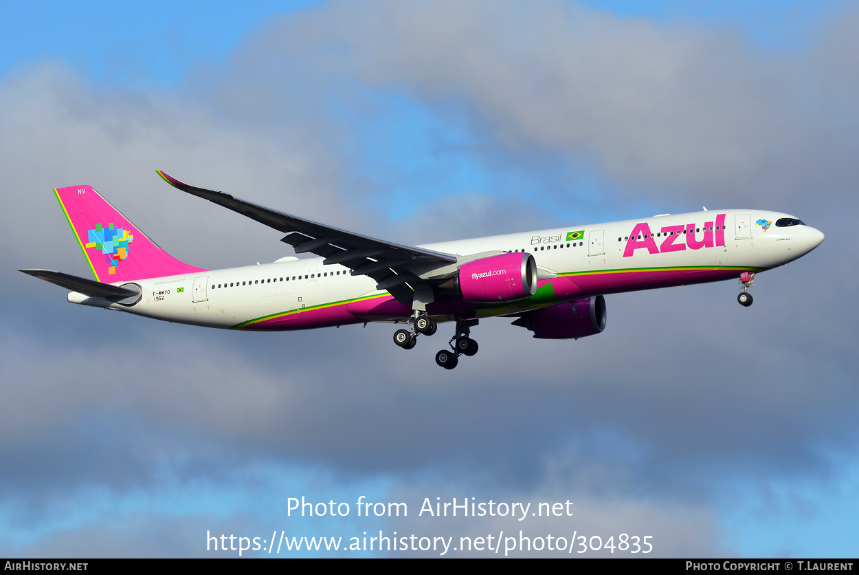 Aircraft Photo of F-WWYO | Airbus A330-941N | Azul Linhas Aéreas Brasileiras | AirHistory.net #304835