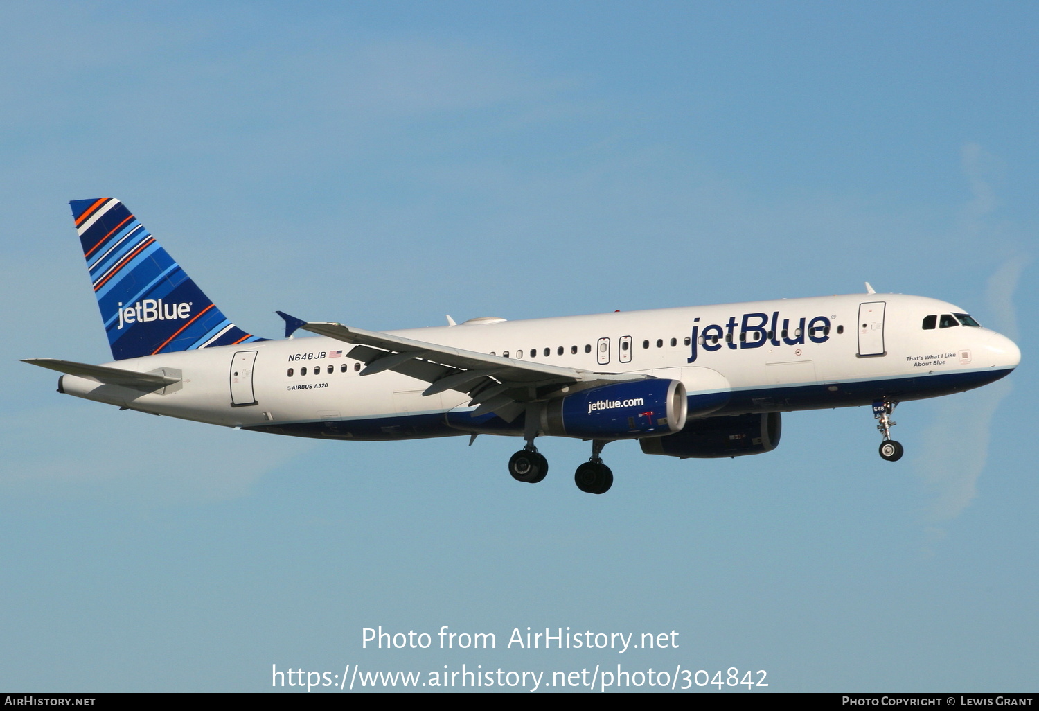 Aircraft Photo of N648JB | Airbus A320-232 | JetBlue Airways | AirHistory.net #304842