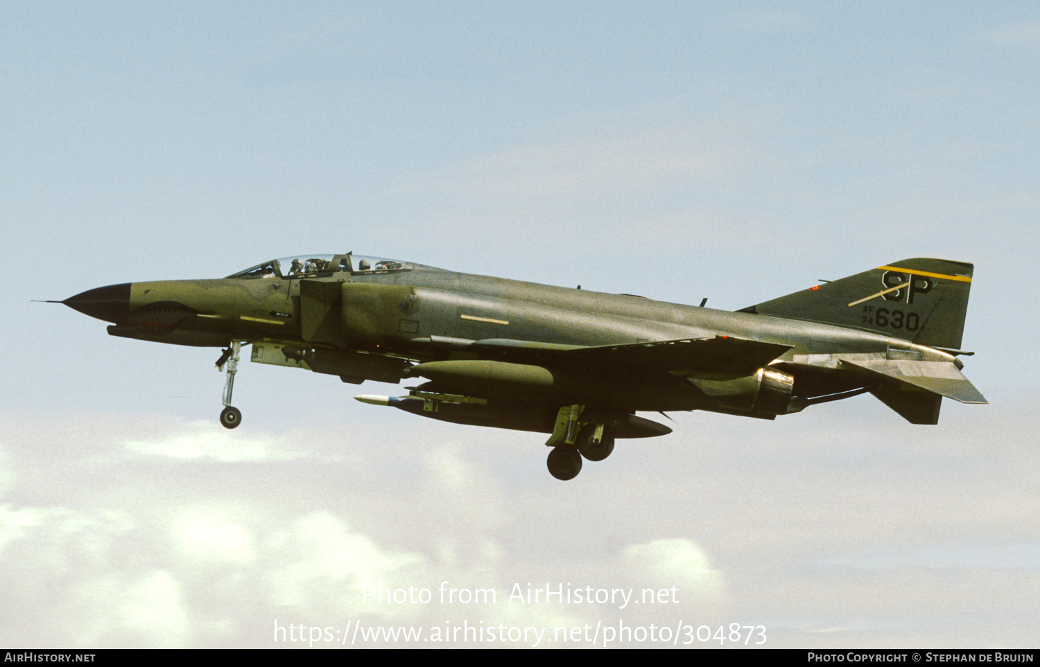 Aircraft Photo of 74-1630 / AF74-630 | McDonnell Douglas F-4E Phantom II | USA - Air Force | AirHistory.net #304873