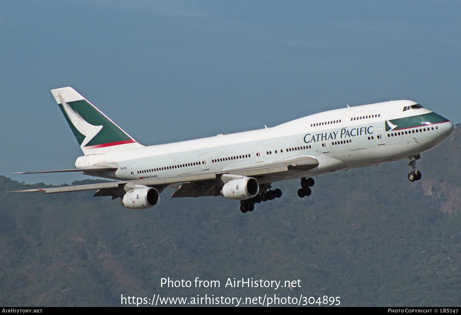 Aircraft Photo of B-HIK | Boeing 747-367 | Cathay Pacific Airways | AirHistory.net #304895