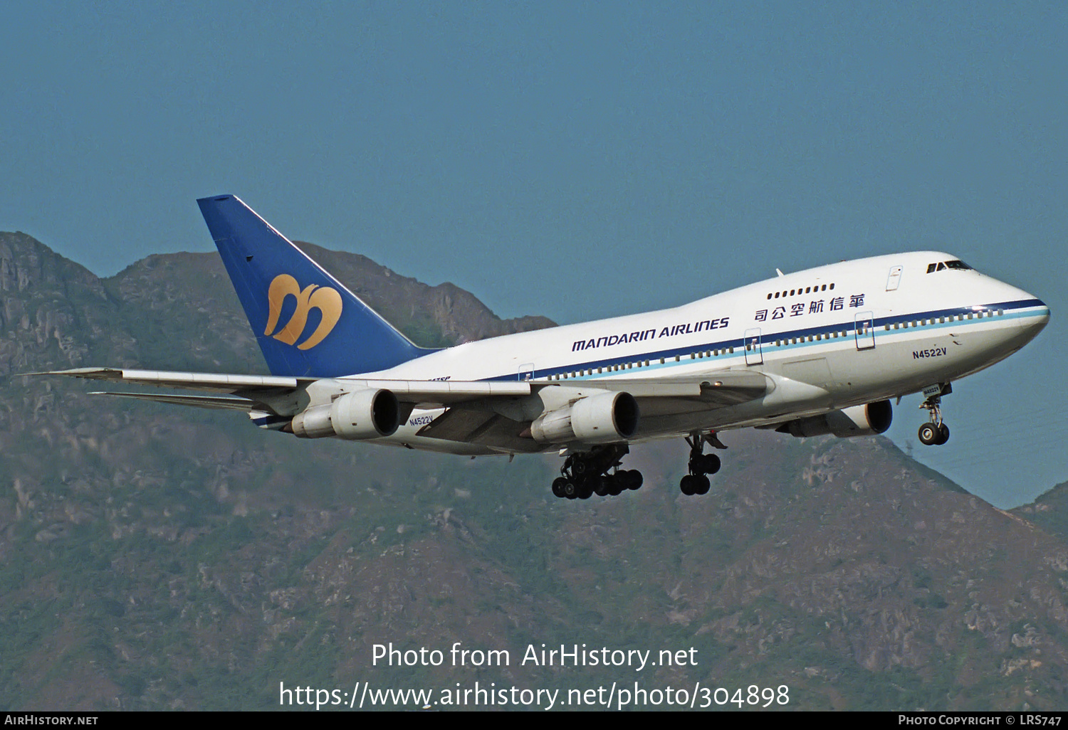 Aircraft Photo of N4522V | Boeing 747SP-09 | Mandarin Airlines | AirHistory.net #304898