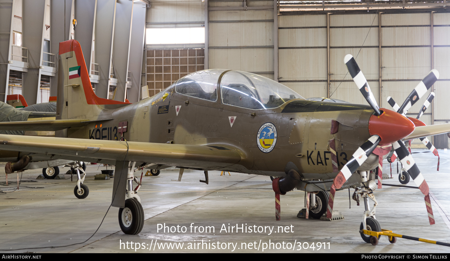 Aircraft Photo of KAF-113 | Short S-312 Tucano Mk52 | Kuwait - Air Force | AirHistory.net #304911