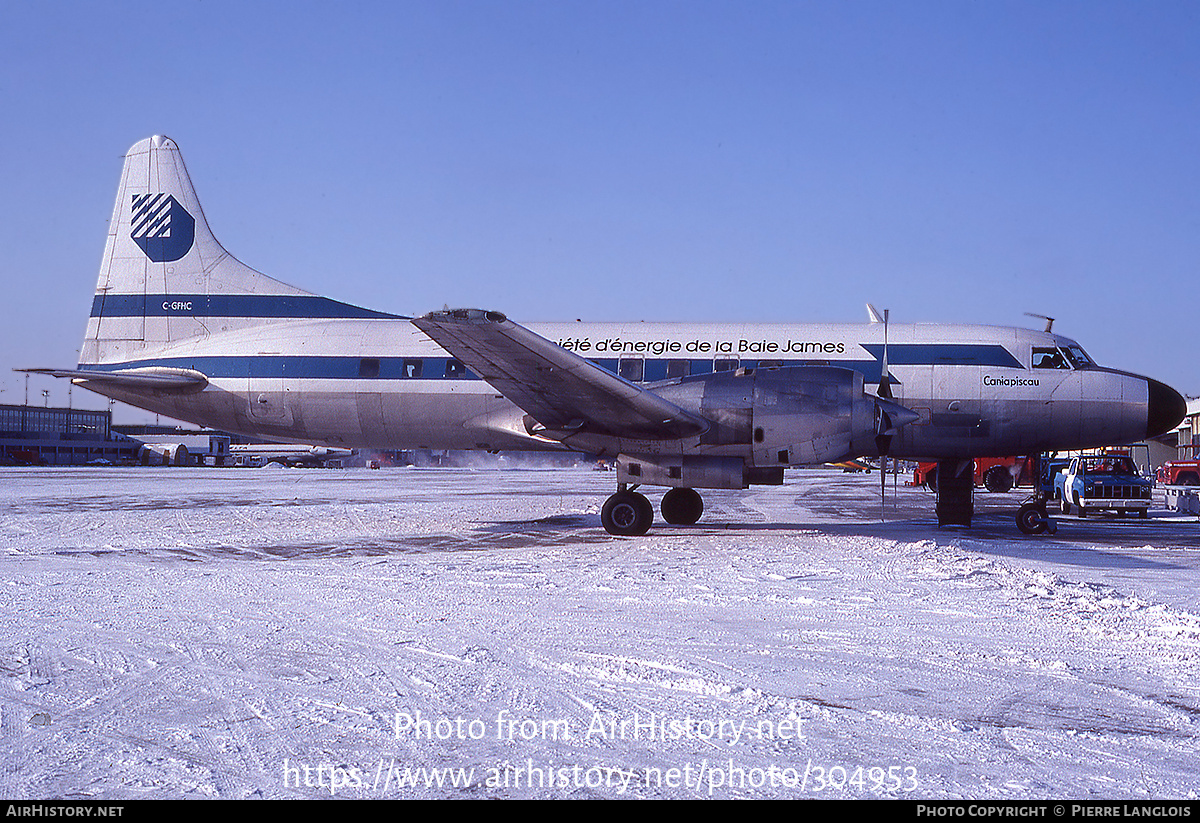 Aircraft Photo of C-GFHC | Convair 580 | Société d'Énergie de la Baie James | AirHistory.net #304953