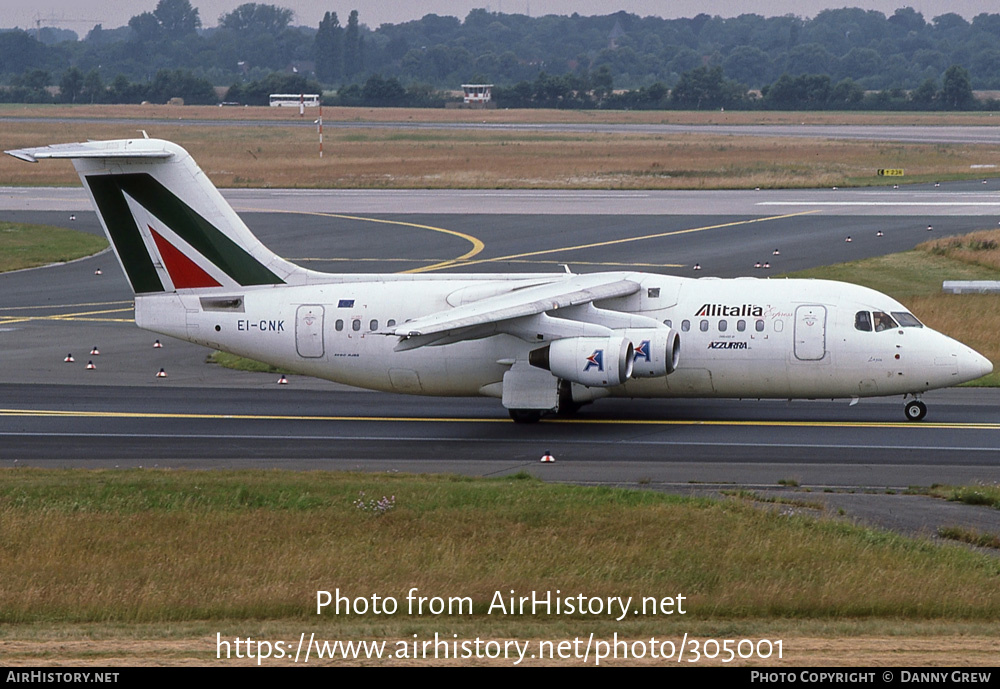 Aircraft Photo of EI-CNK | British Aerospace Avro 146-RJ85 | Alitalia Express | AirHistory.net #305001