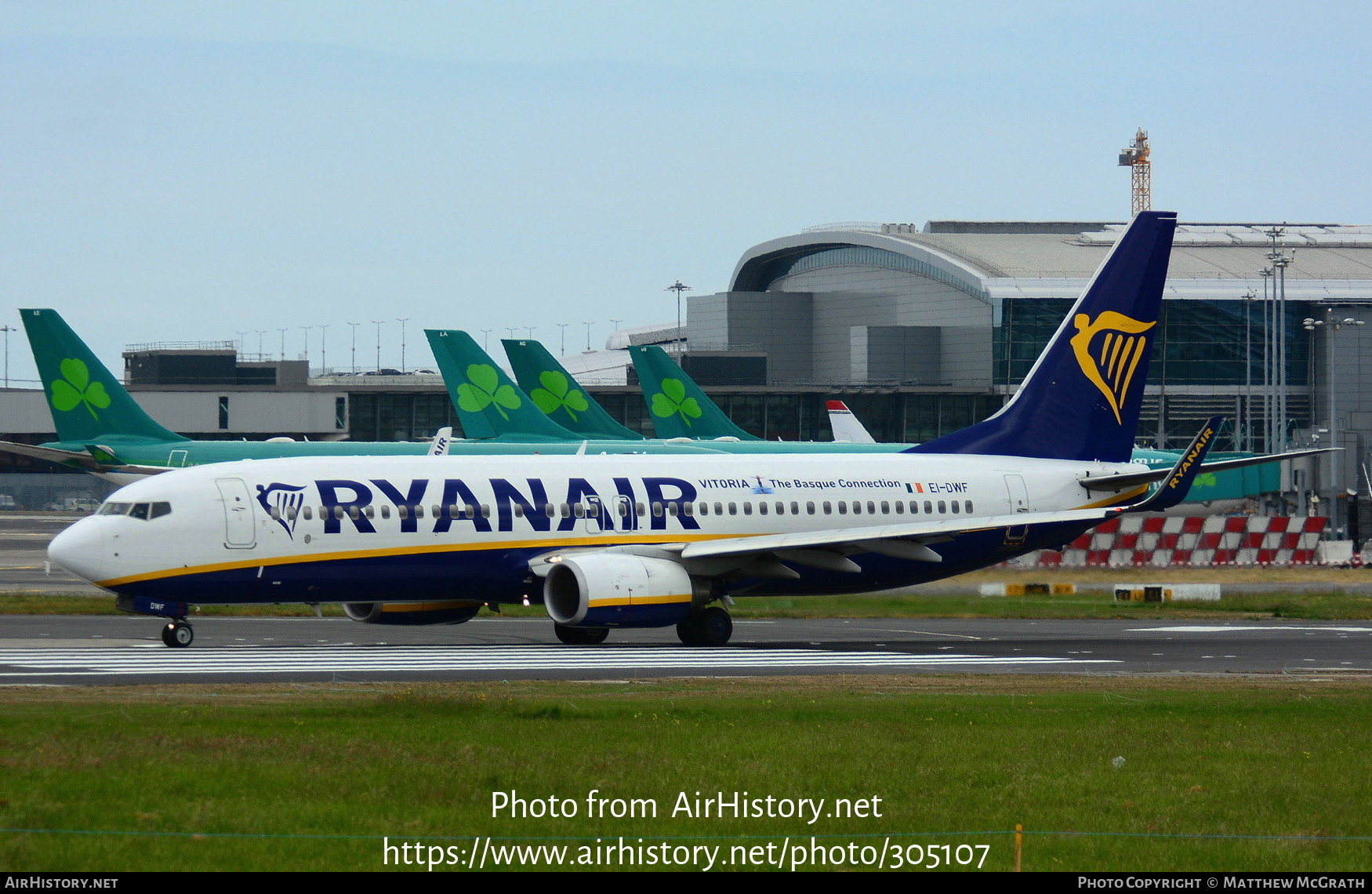 Aircraft Photo of EI-DWF | Boeing 737-8AS | Ryanair | AirHistory.net #305107