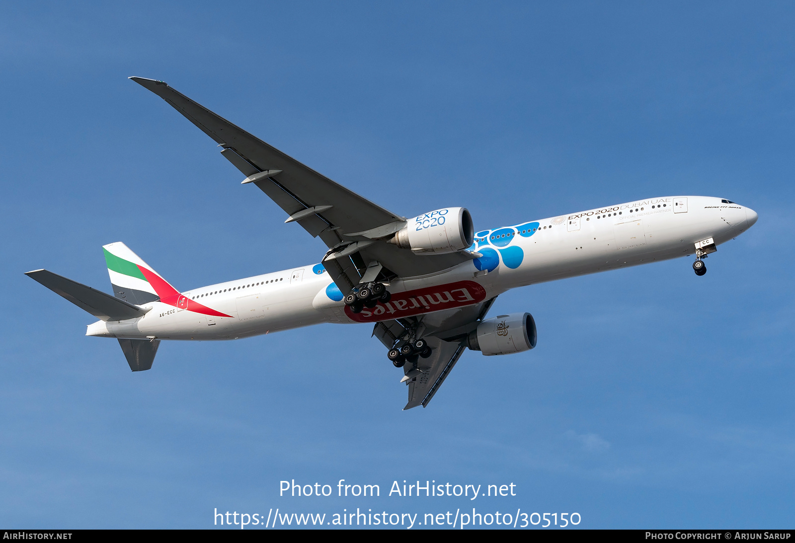 Aircraft Photo of A6-ECC | Boeing 777-36N/ER | Emirates | AirHistory.net #305150