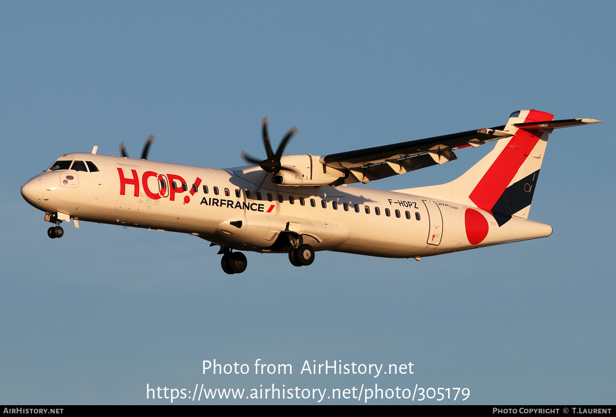 Aircraft Photo of F-HOPZ | ATR ATR-72-600 (ATR-72-212A) | AirHistory.net #305179