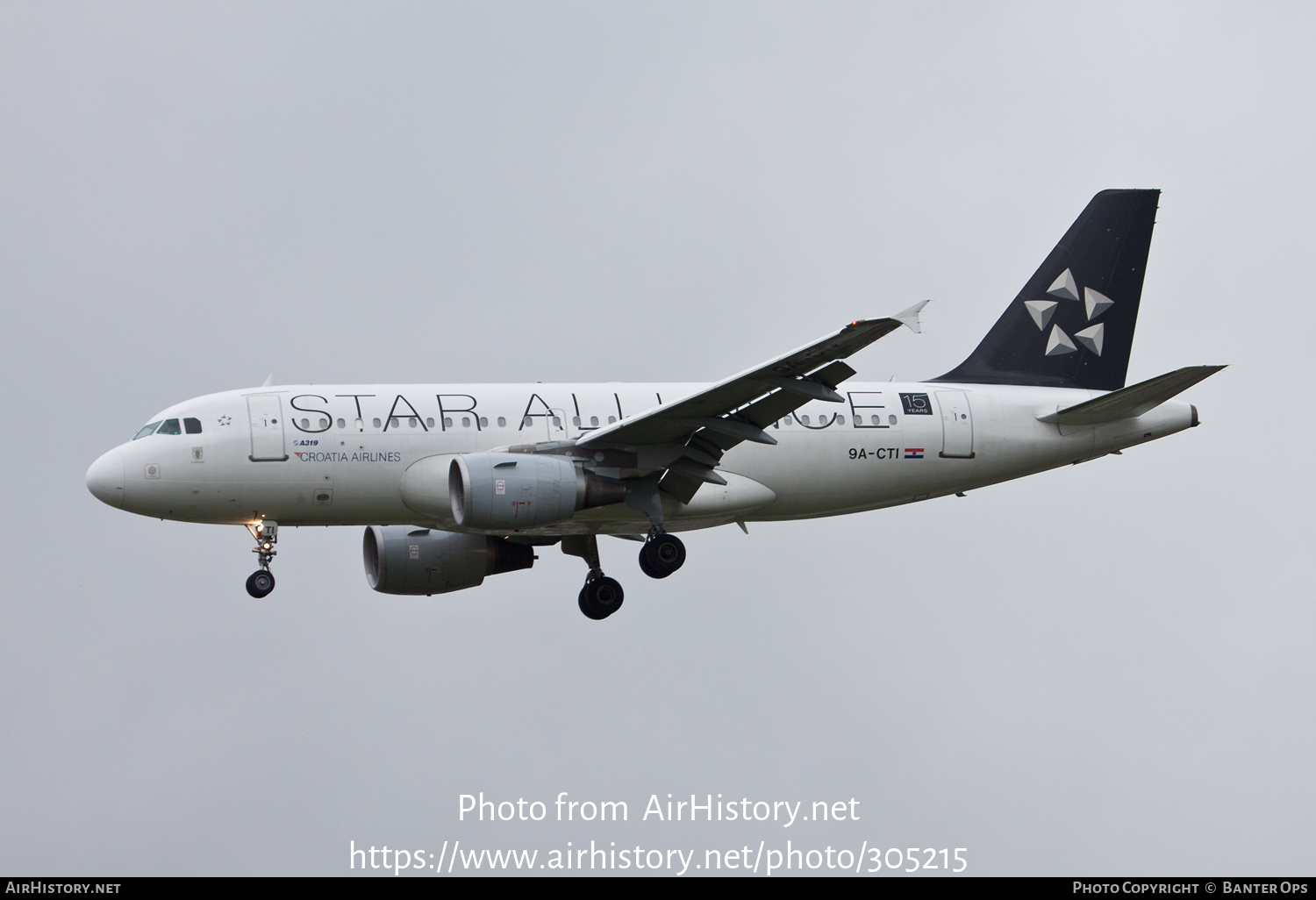 Aircraft Photo of 9A-CTI | Airbus A319-112 | Croatia Airlines | AirHistory.net #305215