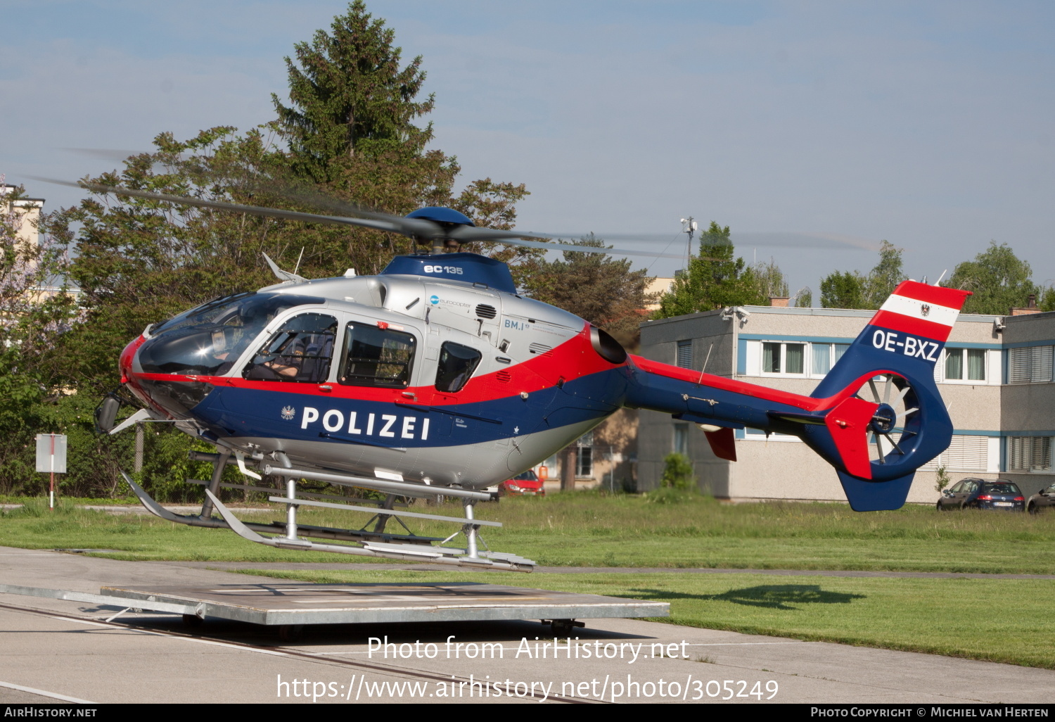 Aircraft Photo of OE-BXZ | Eurocopter EC-135P-2+ | Polizei | AirHistory.net #305249