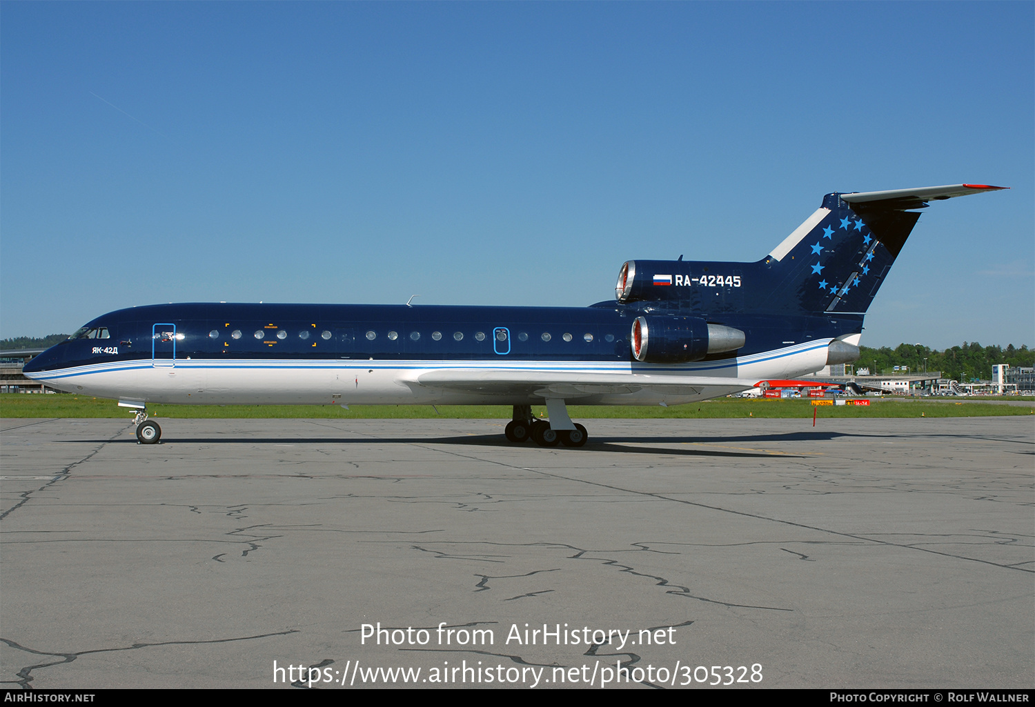 Aircraft Photo of RA-42445 | Yakovlev Yak-42D | AirHistory.net #305328