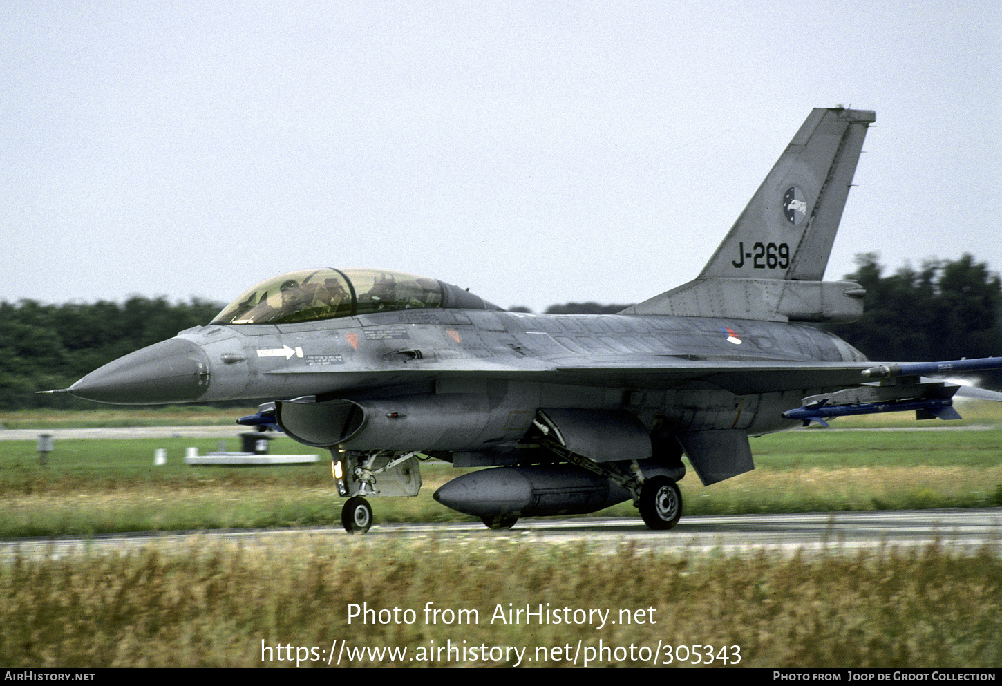 Aircraft Photo of J-269 | General Dynamics F-16BM Fighting Falcon | Netherlands - Air Force | AirHistory.net #305343