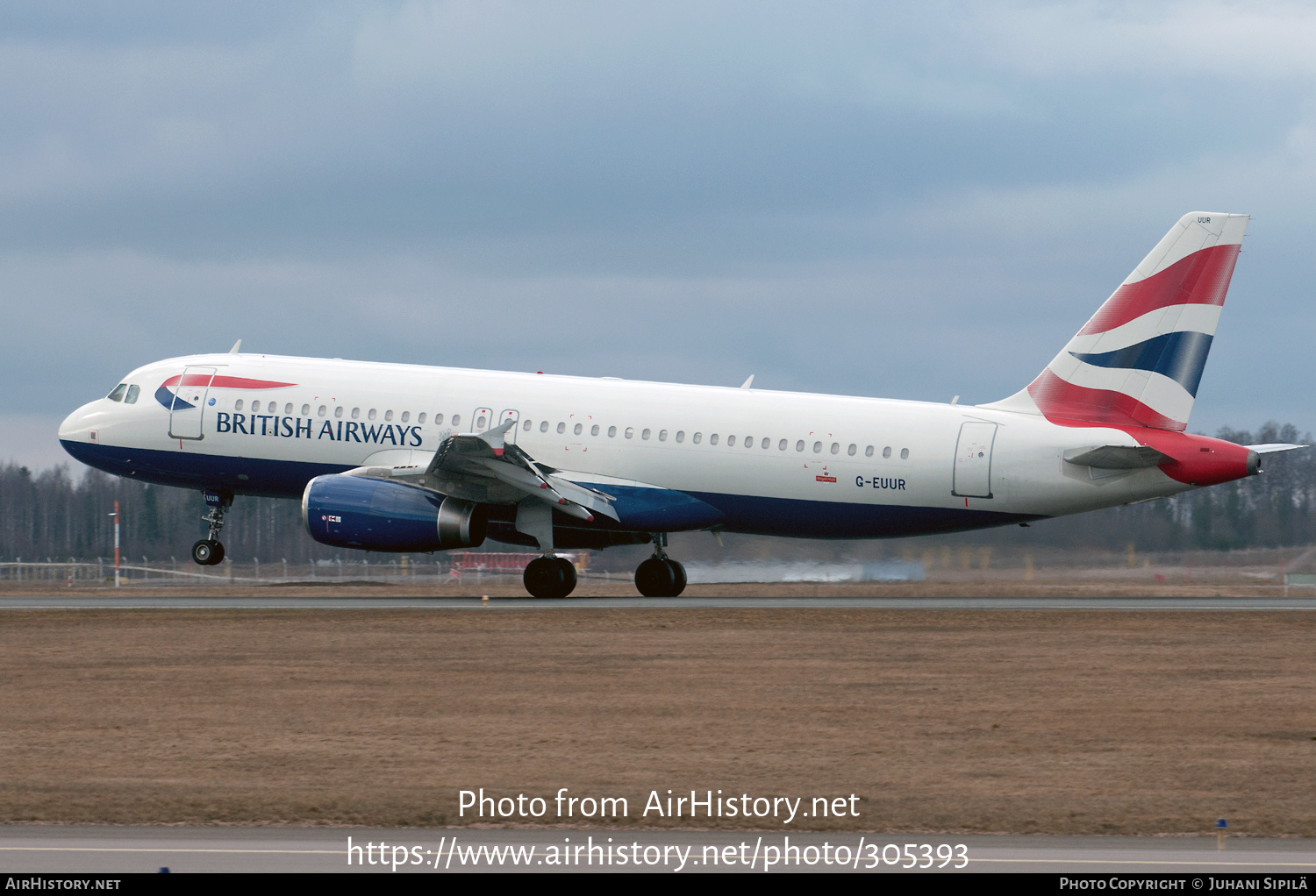 Aircraft Photo of G-EUUR | Airbus A320-232 | British Airways | AirHistory.net #305393