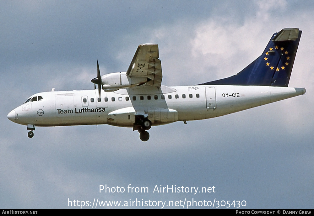 Aircraft Photo of OY-CIE | ATR ATR-42-300 | Lufthansa CityLine | AirHistory.net #305430