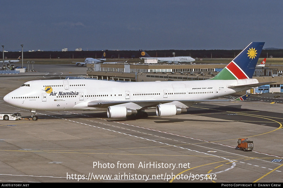 Aircraft Photo of V5-NMA | Boeing 747-48EM | Air Namibia | AirHistory.net #305442