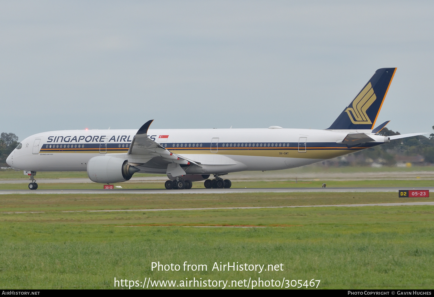 Aircraft Photo of 9V-SMT | Airbus A350-941 | Singapore Airlines | AirHistory.net #305467