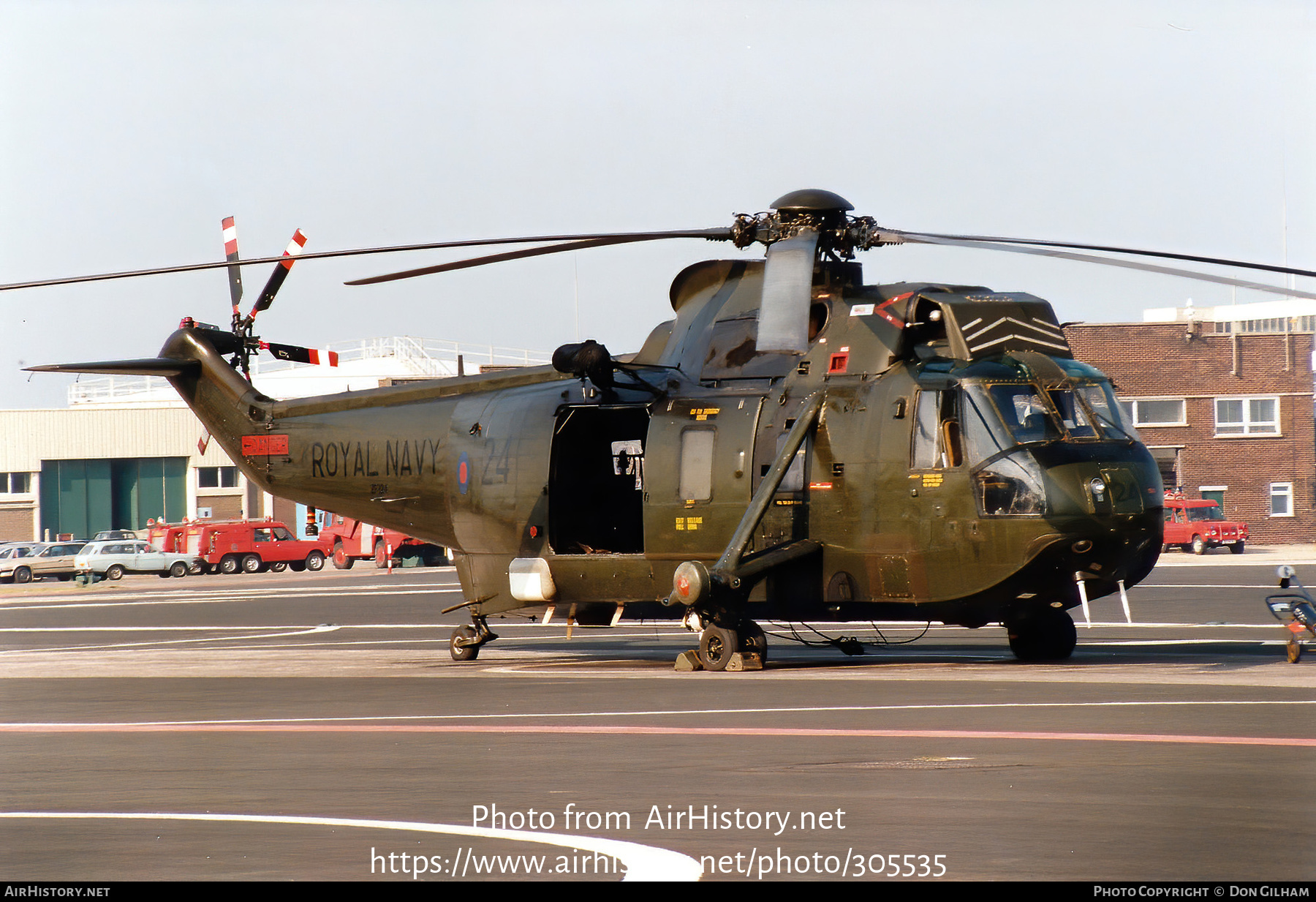 Aircraft Photo of ZF124 | Westland WS-61 Sea King HC4 | UK - Navy | AirHistory.net #305535