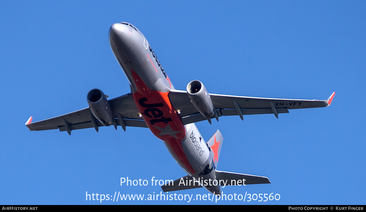 Aircraft Photo of VH-VFY | Airbus A320-232 | Jetstar Airways | AirHistory.net #305560