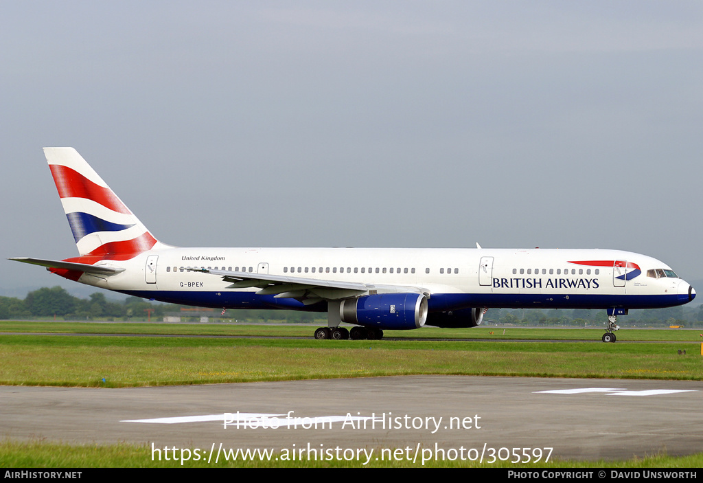 Aircraft Photo of G-BPEK | Boeing 757-236 | British Airways | AirHistory.net #305597