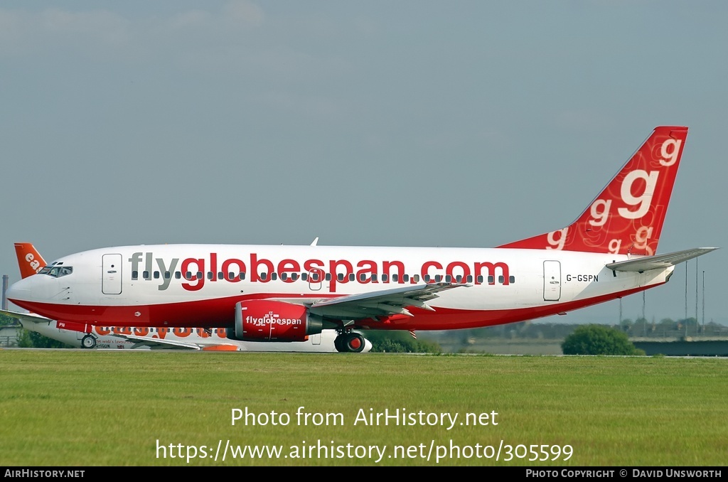 Aircraft Photo of G-GSPN | Boeing 737-31S | Flyglobespan | AirHistory.net #305599