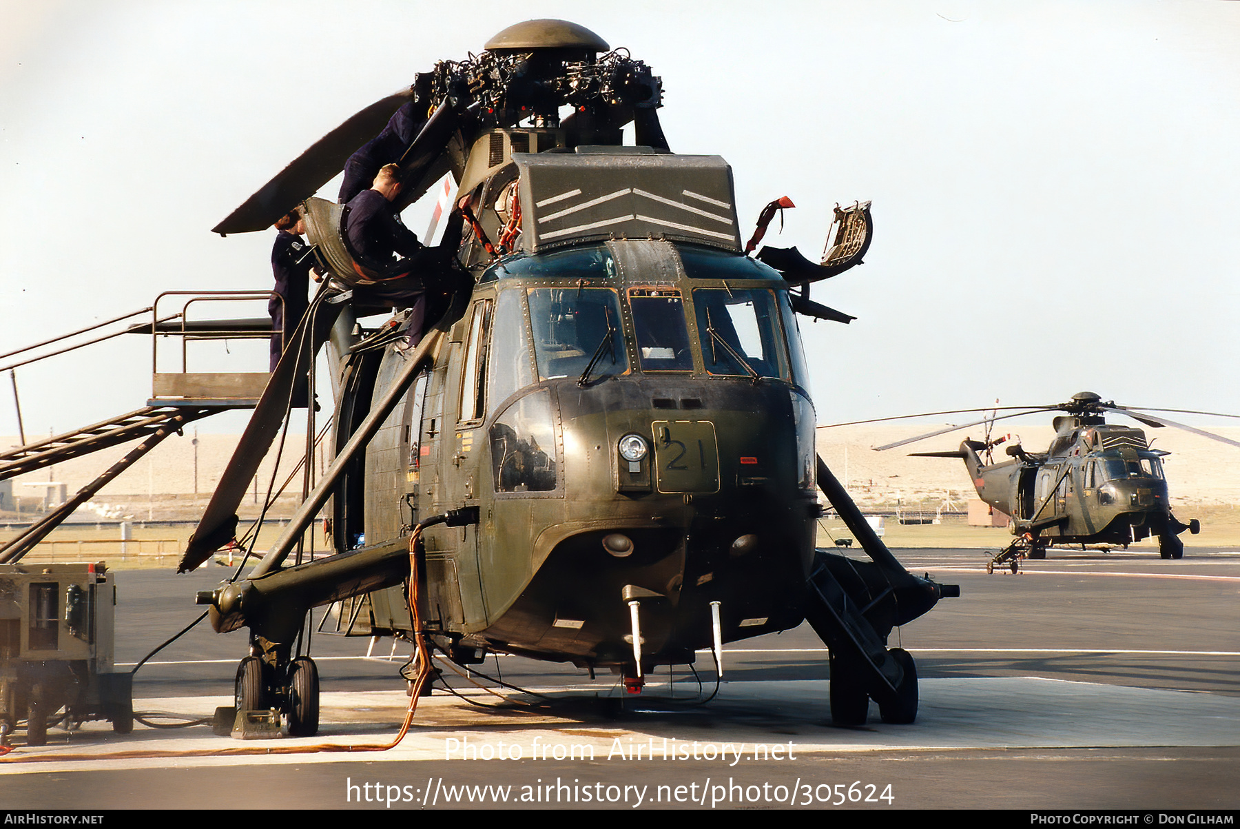 Aircraft Photo of ZF121 | Westland WS-61 Sea King HC4 | UK - Navy | AirHistory.net #305624