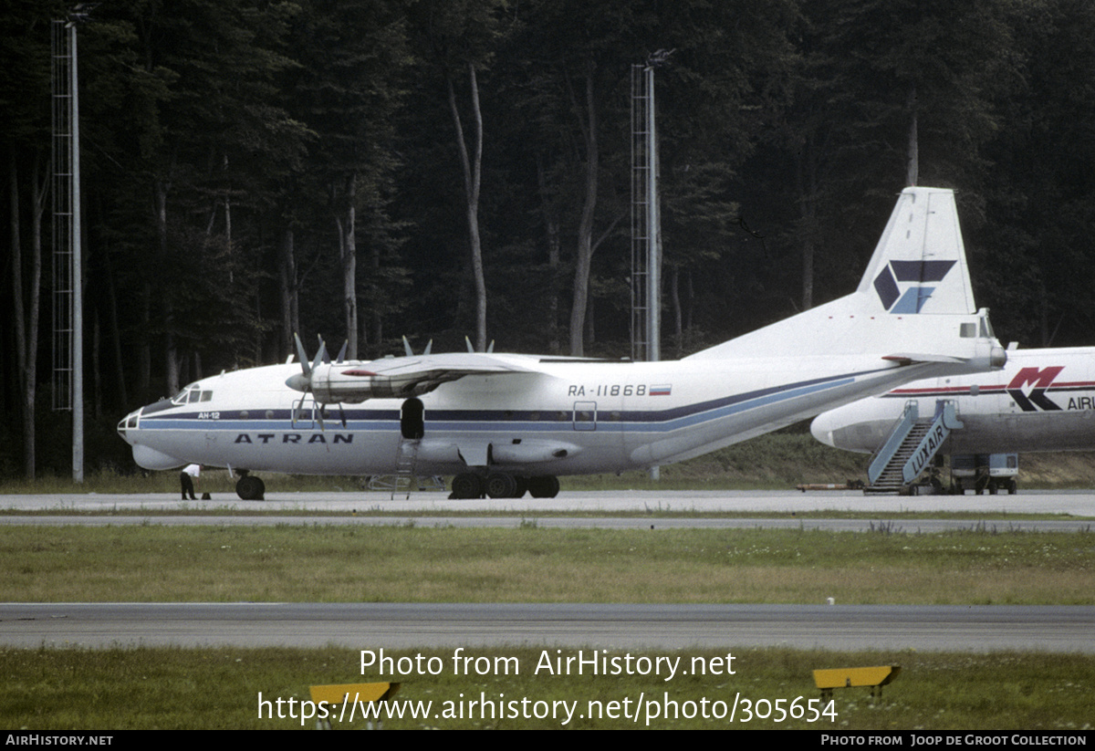 Aircraft Photo of RA-11868 | Antonov An-12BK | Atran Cargo Airlines | AirHistory.net #305654