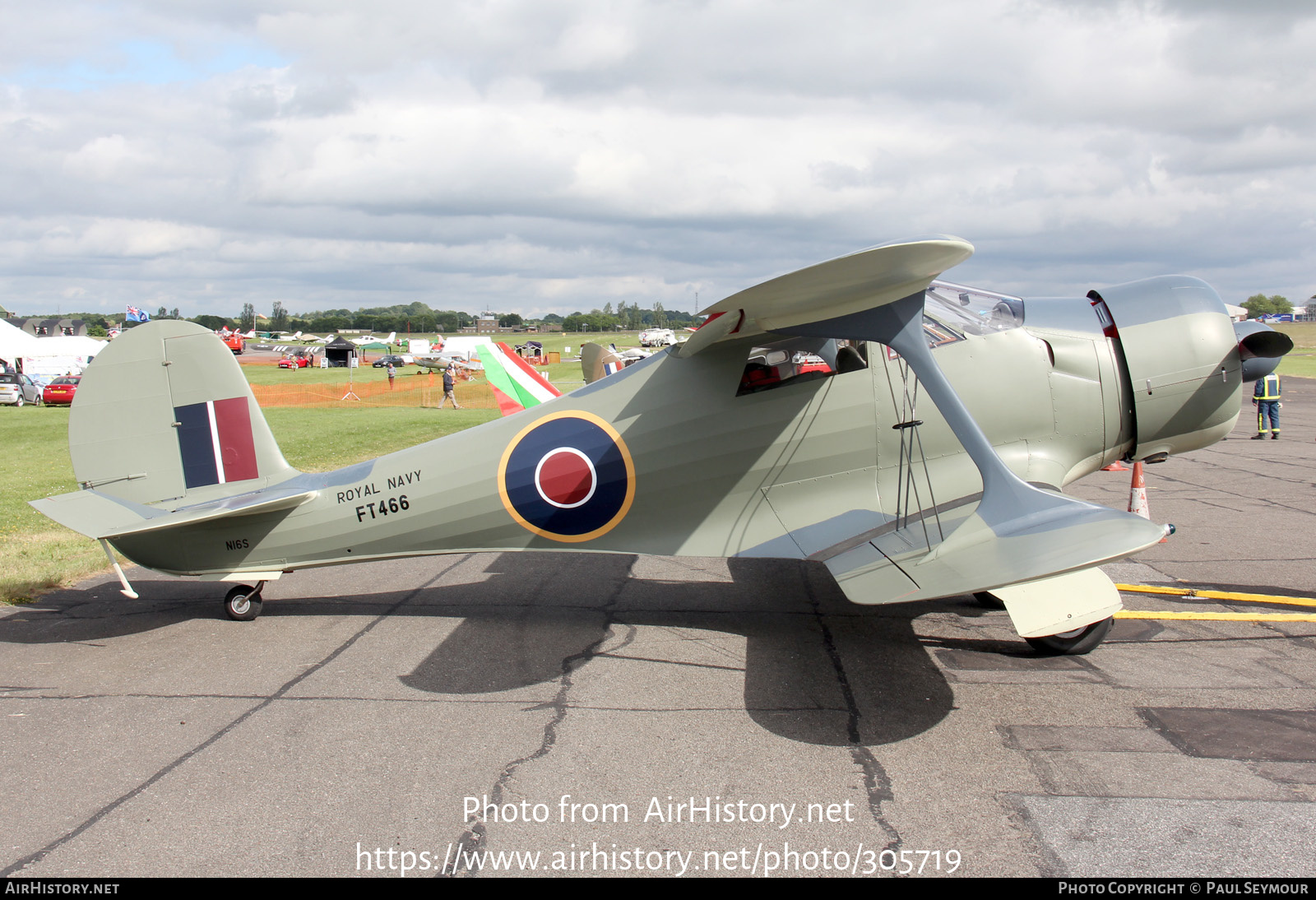 Aircraft Photo of N16S / FT466 | Beech D17S | UK - Navy | AirHistory.net #305719