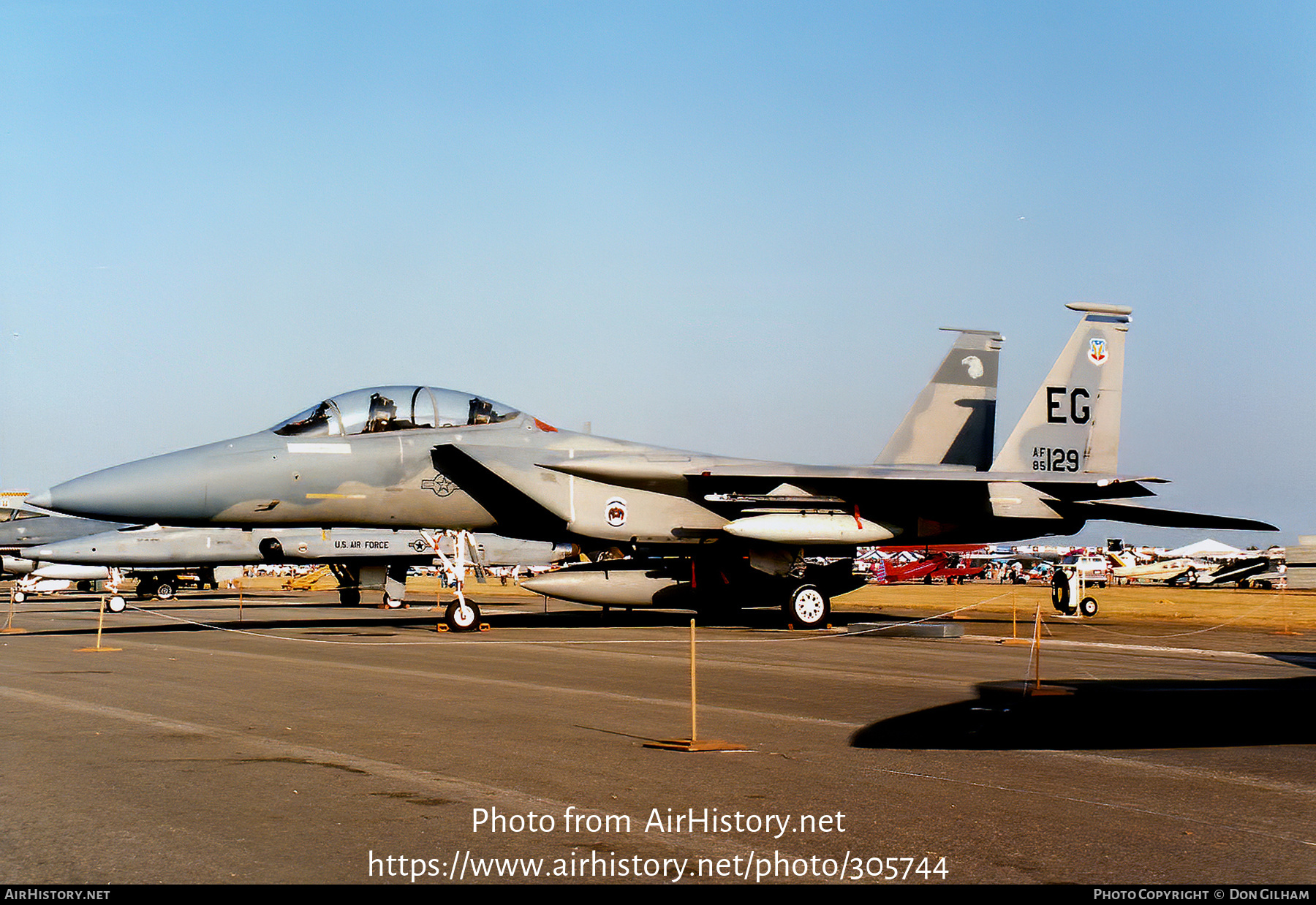 Aircraft Photo of 85-0129 / AF85-129 | McDonnell Douglas F-15D Eagle | USA - Air Force | AirHistory.net #305744