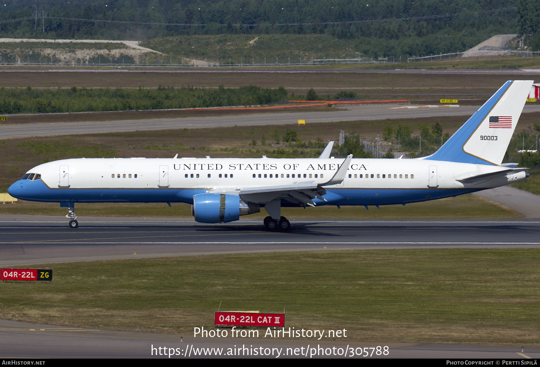 Aircraft Photo of 99-0003 / 90003 | Boeing C-32A (757-200) | USA - Air Force | AirHistory.net #305788