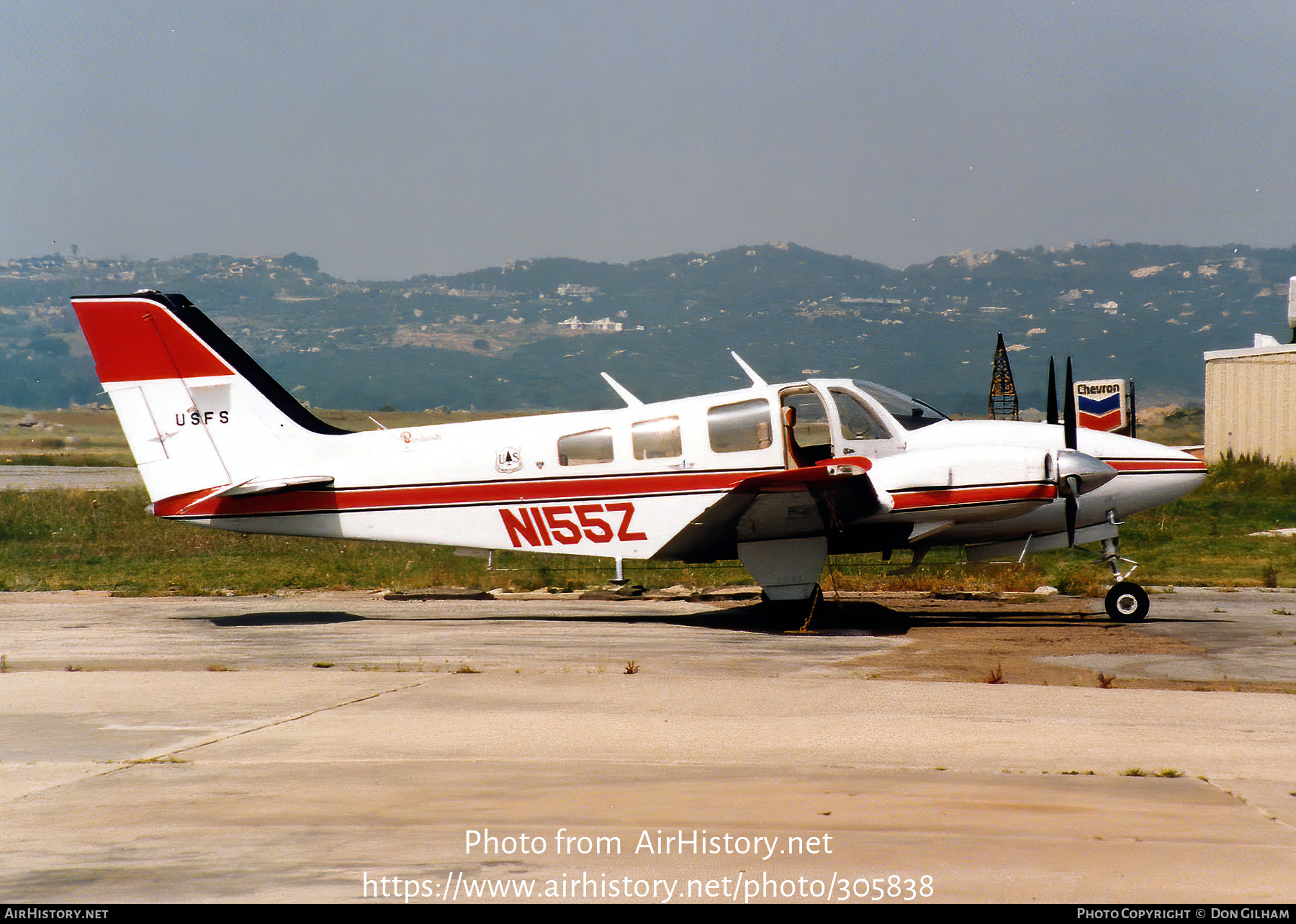 Aircraft Photo of N155Z | Beech 58P Pressurized Baron | US Forest Service - USFS | AirHistory.net #305838