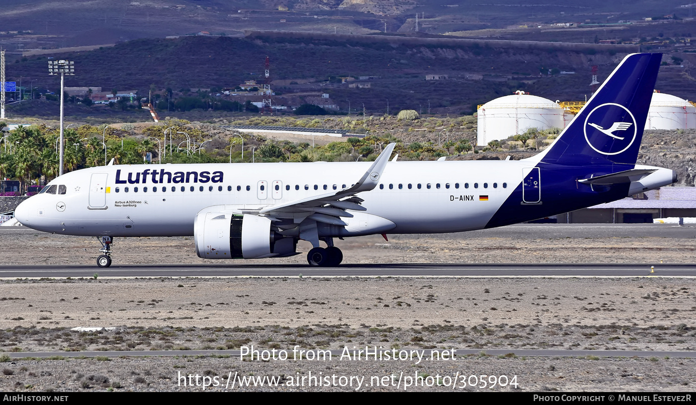 Aircraft Photo of D-AINX | Airbus A320-271N | Lufthansa | AirHistory.net #305904