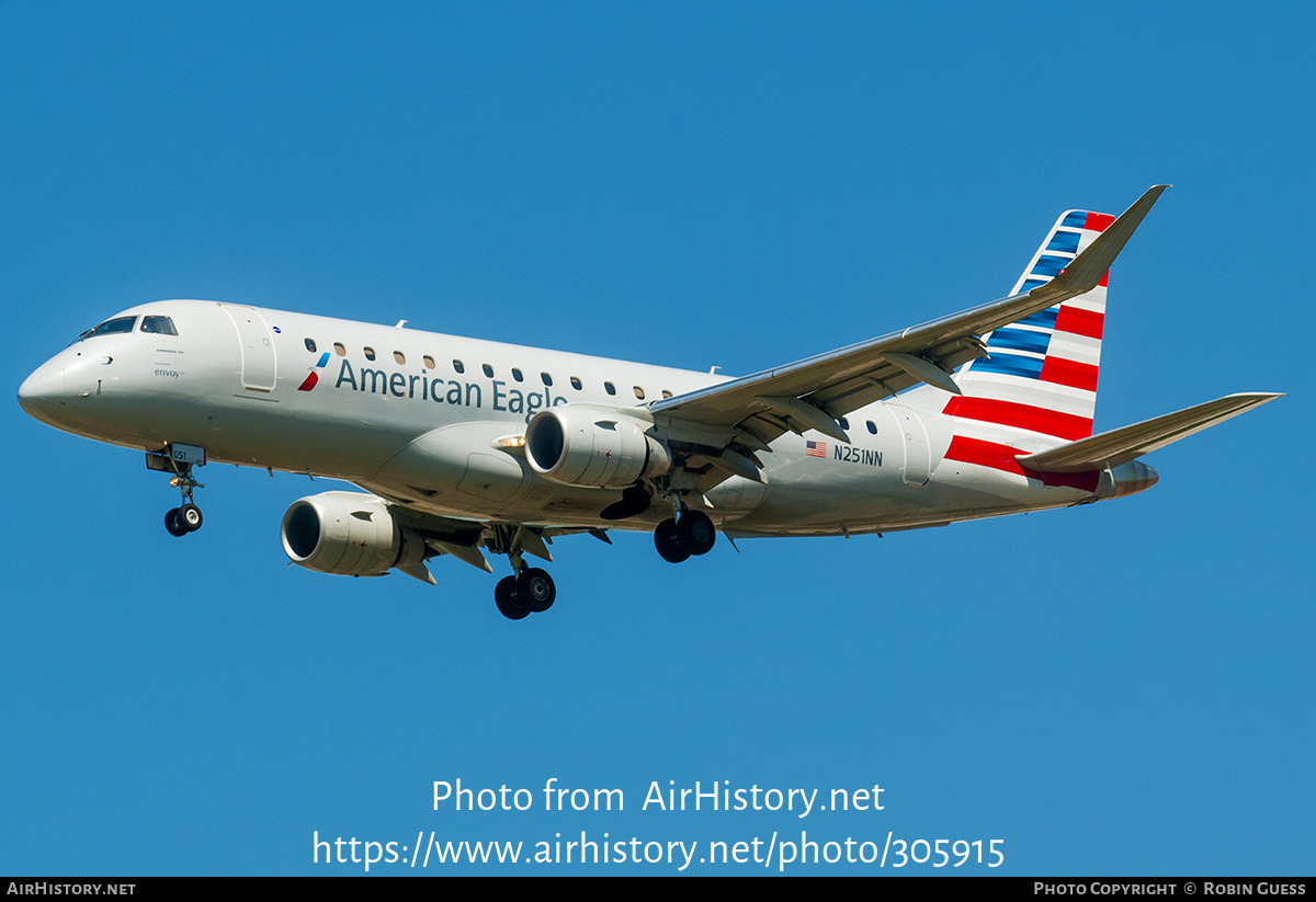 Aircraft Photo of N251NN | Embraer 175LR (ERJ-170-200LR) | American Eagle | AirHistory.net #305915