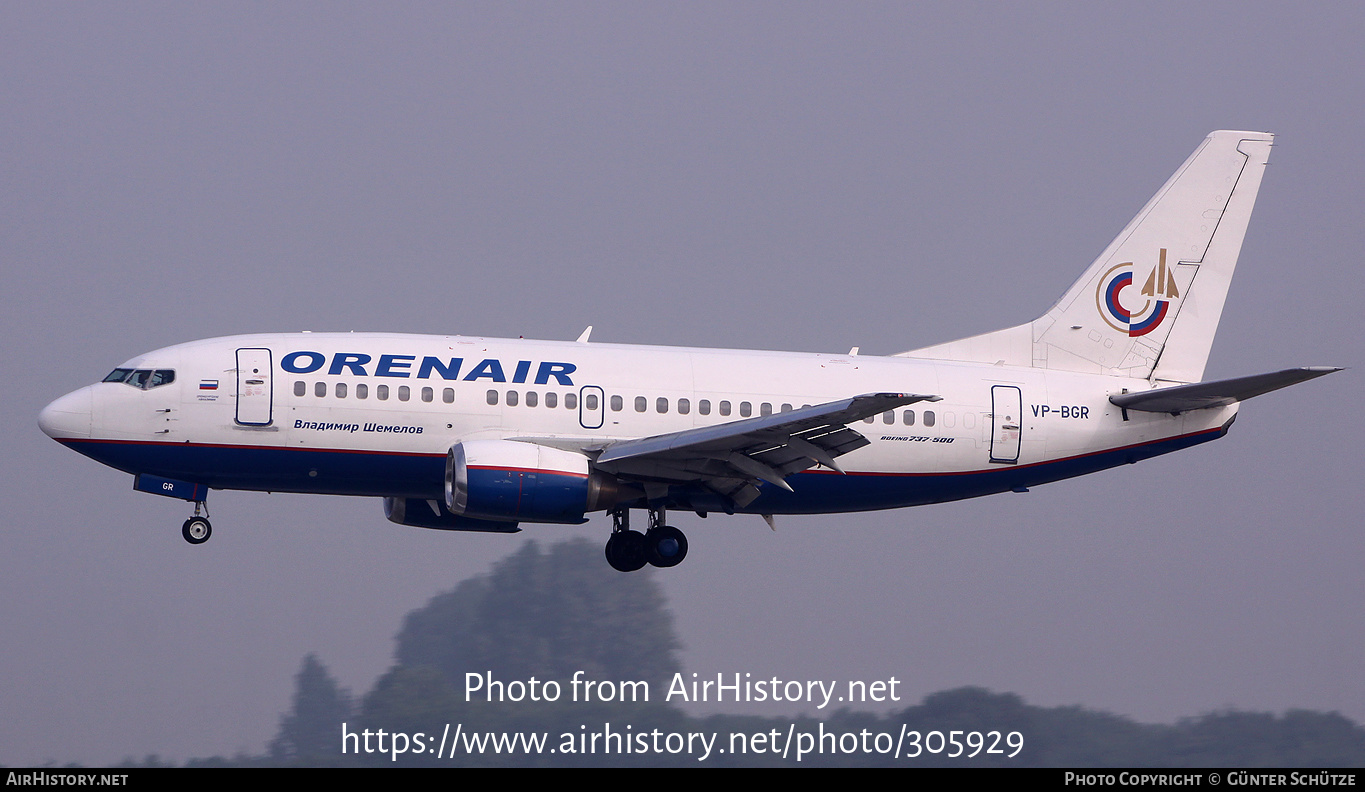 Aircraft Photo of VP-BGR | Boeing 737-505 | Orenair | AirHistory.net #305929