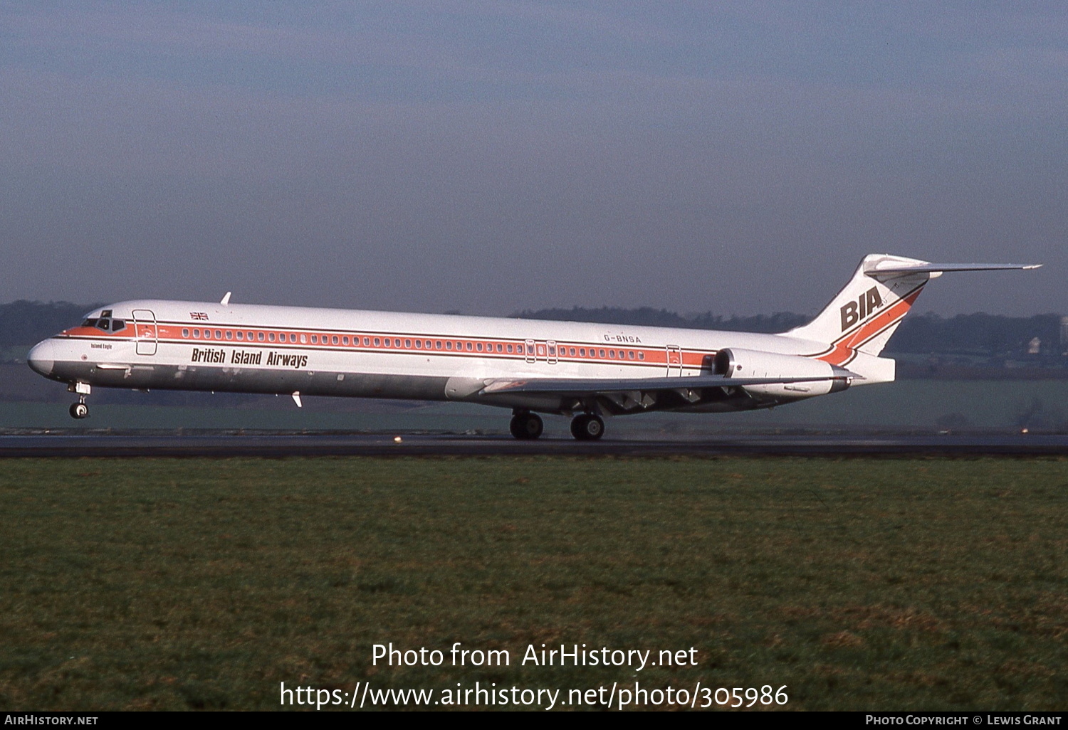 Aircraft Photo of G-BNSA | McDonnell Douglas MD-83 (DC-9-83) | British Island Airways - BIA | AirHistory.net #305986