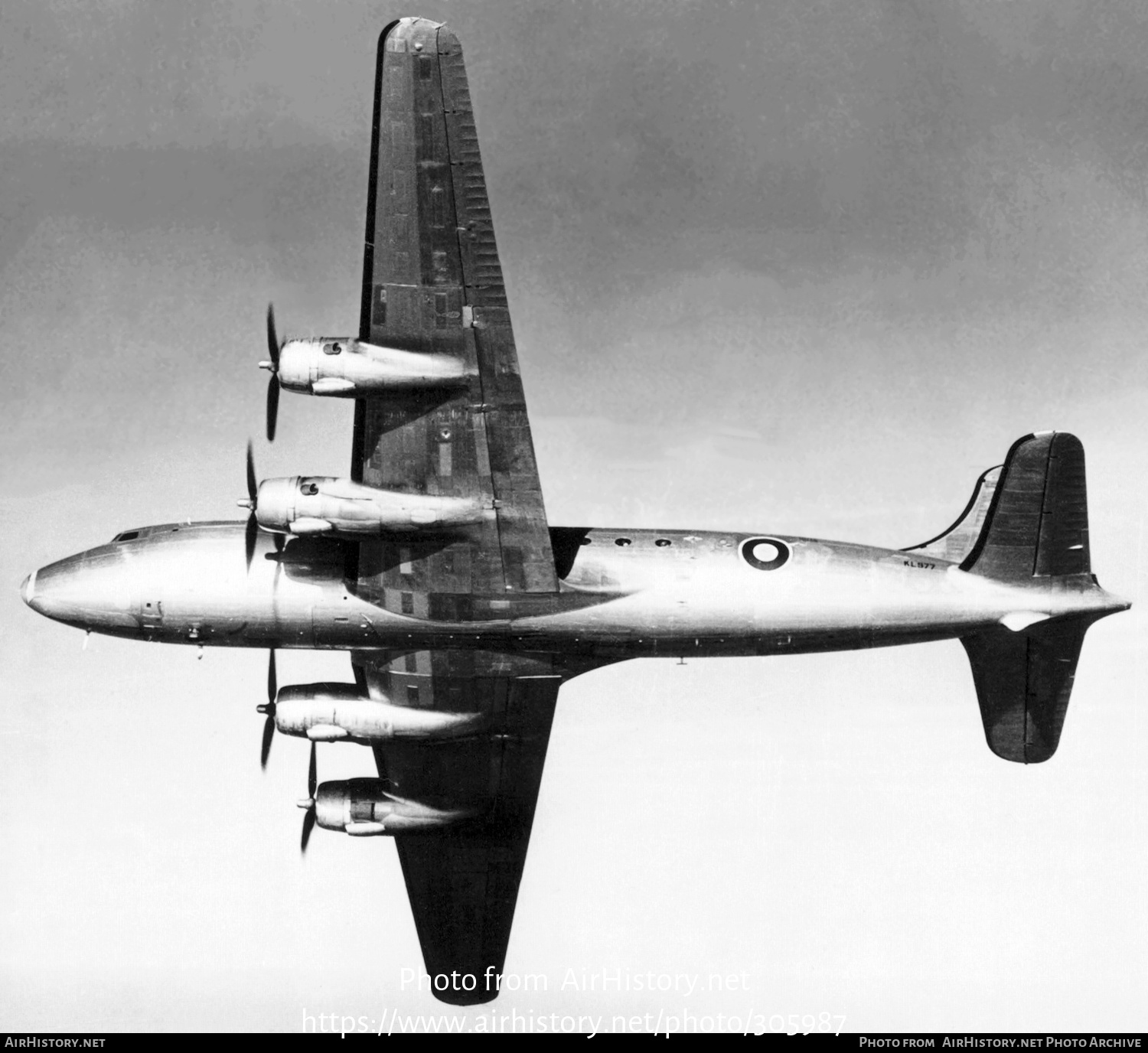 Aircraft Photo of KL977 | Douglas C-54D Skymaster Mk.1 | UK - Air Force | AirHistory.net #305987