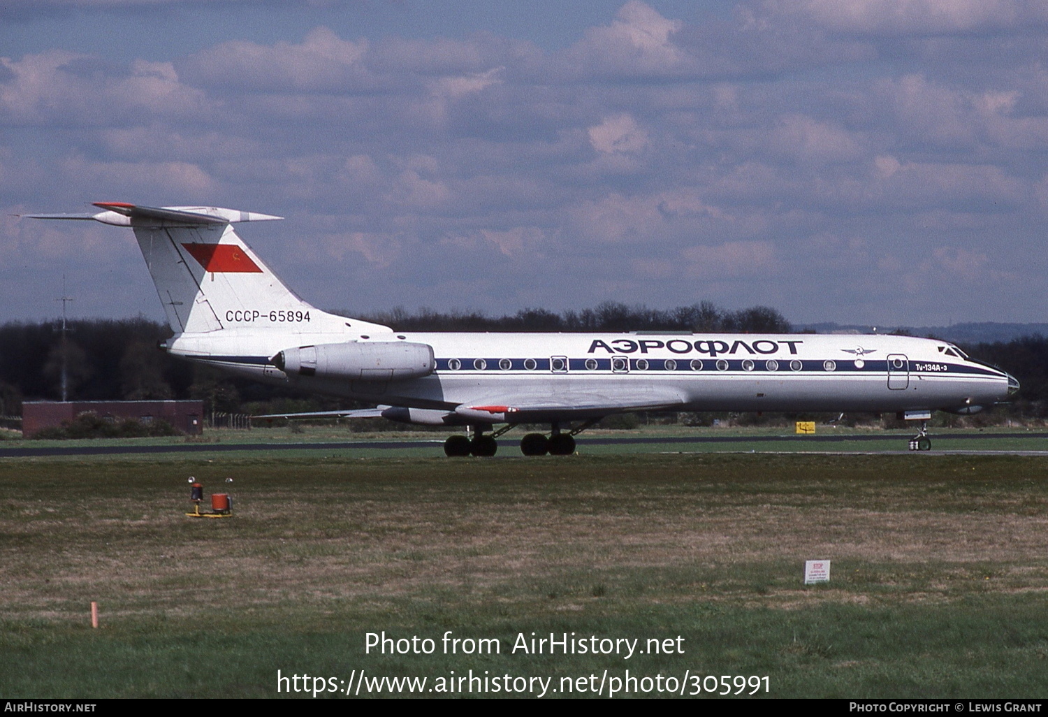 Aircraft Photo of CCCP-65894 | Tupolev Tu-134A-3 | Aeroflot | AirHistory.net #305991