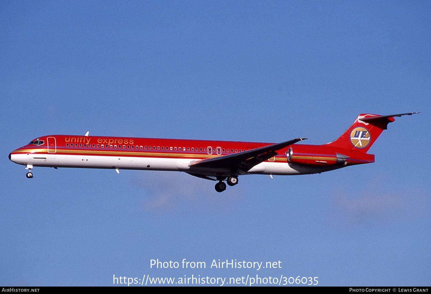 Aircraft Photo of EI-BTX | McDonnell Douglas MD-82 (DC-9-82) | Unifly Express | AirHistory.net #306035