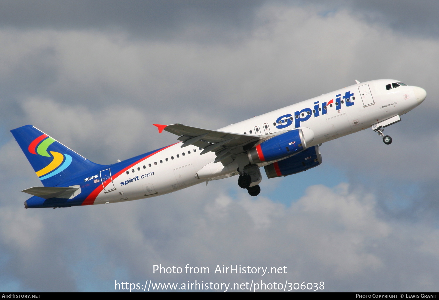 Aircraft Photo of N614NK | Airbus A320-232 | Spirit Airlines | AirHistory.net #306038