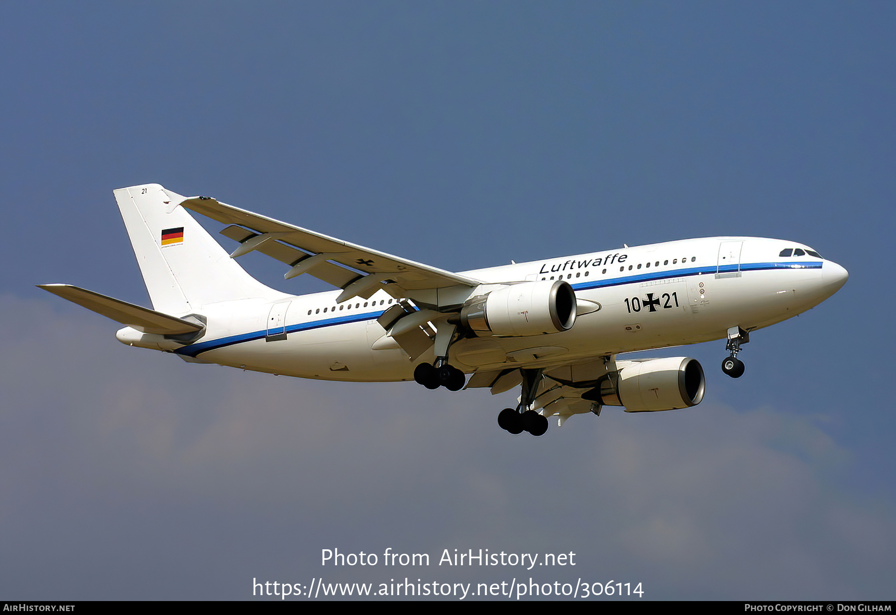 Aircraft Photo of 1021 | Airbus A310-304 | Germany - Air Force | AirHistory.net #306114