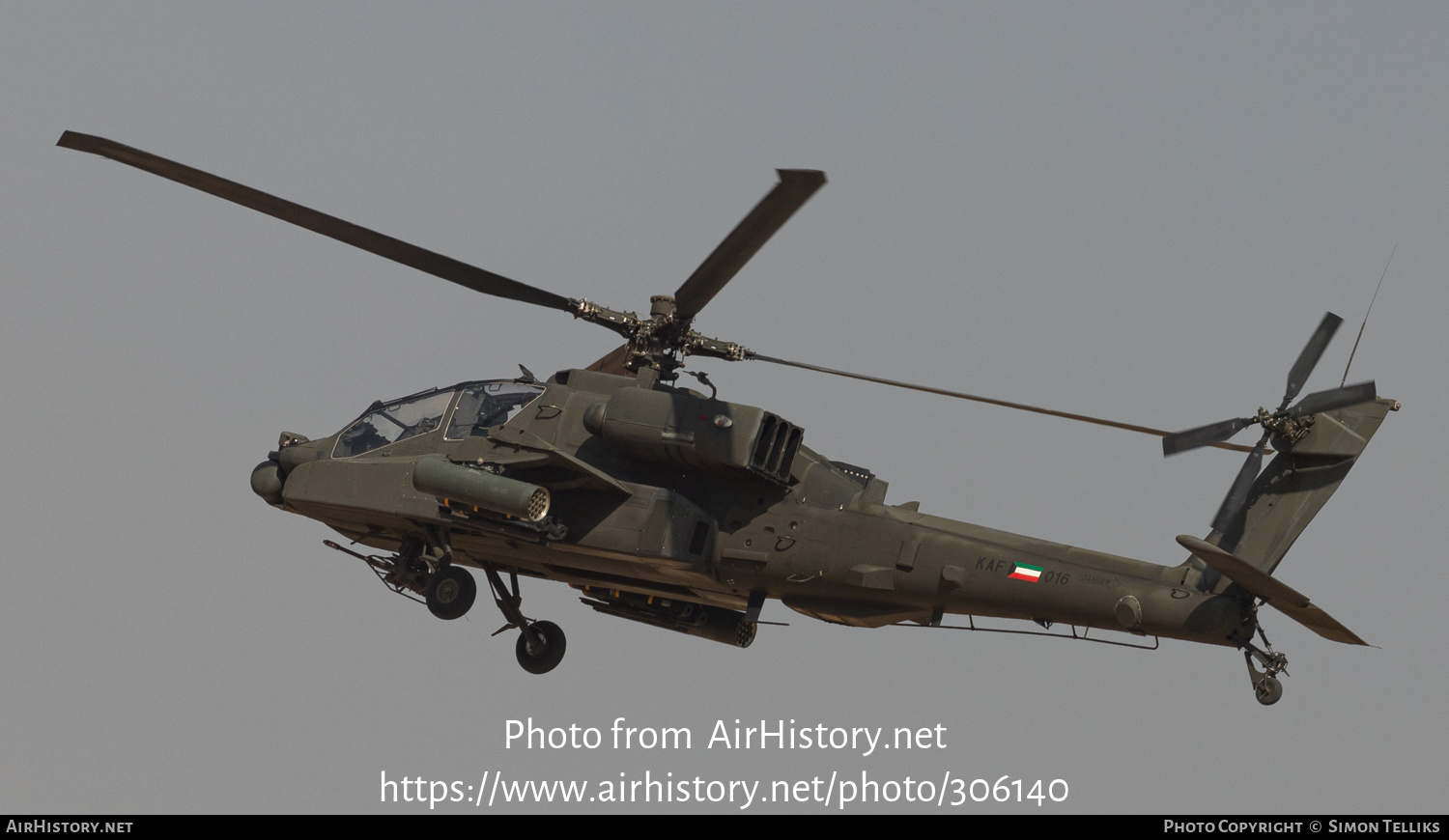 Aircraft Photo of KAF-016 | Boeing AH-64D Apache | Kuwait - Air Force | AirHistory.net #306140