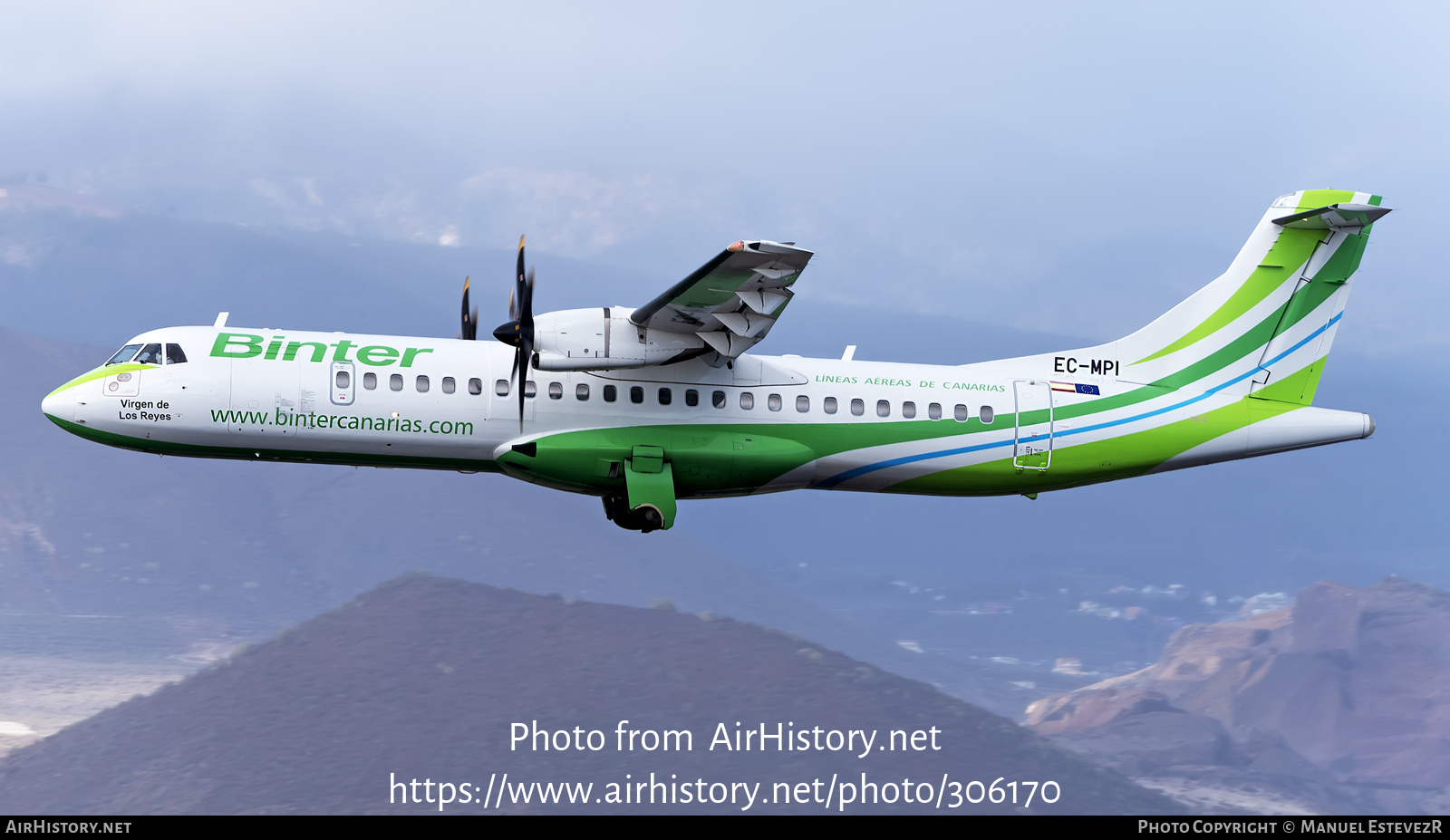 Aircraft Photo of EC-MPI | ATR ATR-72-600 (ATR-72-212A) | Binter Canarias | AirHistory.net #306170