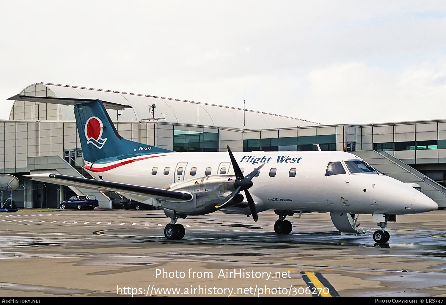 Aircraft Photo of VH-XFZ | Embraer EMB-120RT Brasilia | Flight West Airlines | AirHistory.net #306270