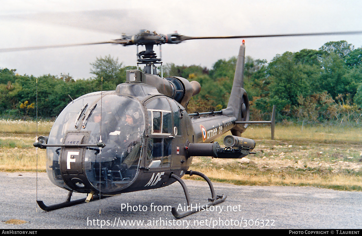 Aircraft Photo of 1467 | Aerospatiale SA-341F Gazelle | France - Army | AirHistory.net #306322