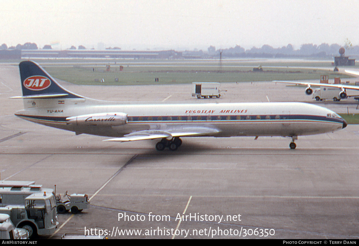 Aircraft Photo of YU-AHA | Sud SE-210 Caravelle VI-N | JAT Yugoslav Airlines - Jugoslovenski Aerotransport | AirHistory.net #306350